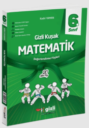 Gizli Yayınları 6. Sınıf Matematik Gizli Kuşak Değerlendirme Föyleri - 1