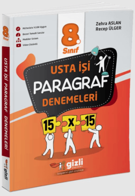 Gizli Yayınları 8. Sınıf LGS Usta İşi Paragraf Denemeleri - 1