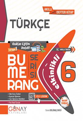 Günay Yayınları 6. Sınıf Türkçe Etkinlikli Bumerang Serisi - 1