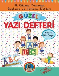 Güzel Yazı Defteri - Kılavuz Dik Çizgili - Büyük Boy - 1