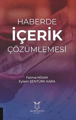 Haberde İçerik Çözümlemesi - 1