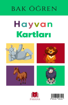 Hayvanlar - Bak Öğren Kartları - İlk Bilgilerim - 1