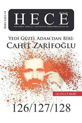 Hece Aylık Edebiyat Dergisi Cahit Zarifoğlu Özel Sayısı: 14 - 126-127-128 Ciltsiz - 1