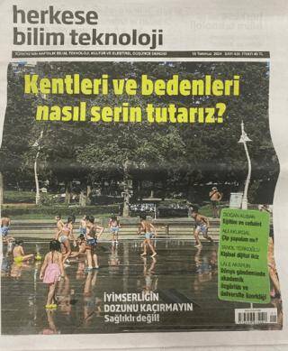 Herkese Bilim Teknoloji Dergisi 18 Temmuz 2024 - 1