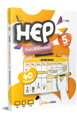 Hiper Zeka Yayınları 2025 5. Sınıf Haftalık HEP Fen Bilimleri 40 Deneme - 1