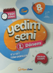 Hiper Zeka Yayınları 8. Sınıf Yedim Seni 1. Dönem Tekrar Kampı Seti - 1