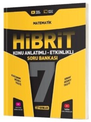 Hız Yayınları 7. Sınıf Matematik HİBRİT Konu Anlatımlı Etkinlikli Soru Bankası - 1