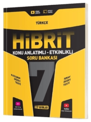 Hız Yayınları 7. Sınıf Türkçe HİBRİT Konu Anlatımlı Etkinlikli Soru Bankası - 1