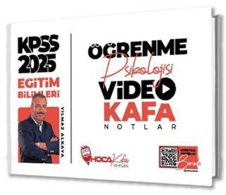 Hoca Kafası Yayınları 2025 KPSS Eğitim Bilimleri Öğrenme Psikolojisi Video Kafa Notlar - 1