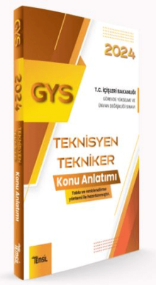 İçişleri Bakanlığı Görevde Yükselme ve Ünvan Değişikliği Sınavı Teknisyen Tekniker Konu Anlatımı - 1