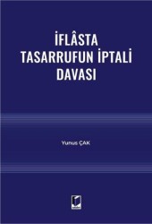 İflasta Tasarrufun İptali Davası - 1