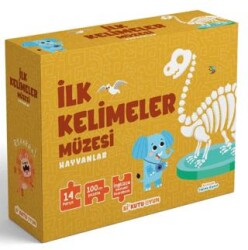 İlk Kelimeler Müzesi - Hayvanlar İngilizce Destekli Kitap ve Yapboz Seti - 1