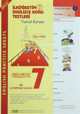 İlköğretim 7 İngilizce Konu Testleri English Practice Sheets Grade 7 - 1