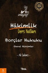 İmtiyaz Borçlar Hukuku Genel Hükümler Hakimlik Ders Notları - 1