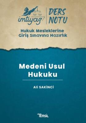 İmtiyaz HMGS Ders Notları Medeni Usul Hukuku - 1