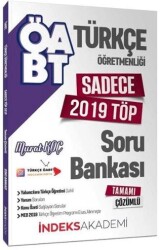 İndeks Akademi Yayıncılık ÖABT Türkçe Öğretmenliği Sadece 2019 TÖP Soru Bankası Çözümlü - 1