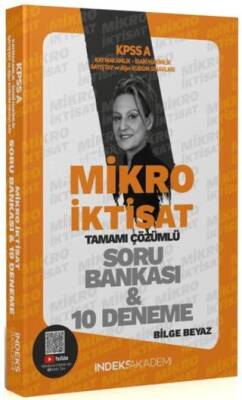 İndeks Akademi Yayıncılık 2025 KPSS A Grubu Mikro İktisat Soru Bankası ve 10 Deneme Çözümlü - 1