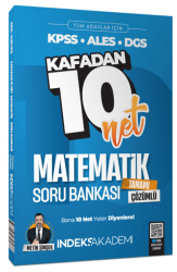 İndeks Akademi Yayıncılık 2024 KPSS Matematik Kafadan 10 Net Soru Bankası Çözümlü - 1