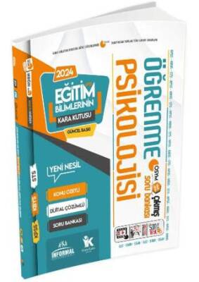 İnformal Yayınları 2024 Eğitim Bilimlerinin Kara Kutusu Öğrenme Psikolojisi Konu Özetli Dijital Çözümlü Soru Bankası - 1