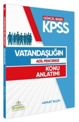 İnformal Yayınları 2025 İnformal Yayınları KPSS Vatandaşlığın Adil Penceresi Konu Anlatım Kitabı Görsel-Pratik Notlar - 1