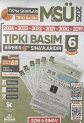 İnformal Yayınları 2025 MSÜ ÖSYM Çıkmış Soru Tıpkı Basım Türkiye Geneli Dijital Çözümlü 6lı Kitapçık Deneme Paketi - 1