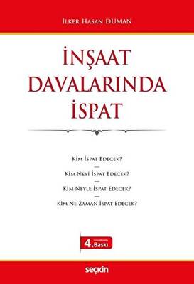 İnşaat Davalarında İspat - 1