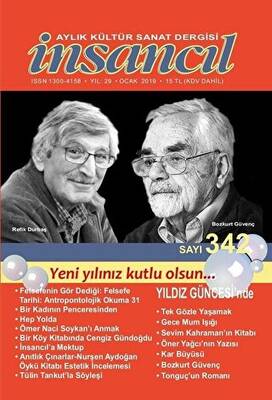 İnsancıl Aylık Kültür Sanat Dergisi Sayı: 342 Ocak 2019 - 1