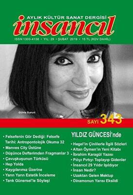 İnsancıl Aylık Kültür Sanat Dergisi Sayı: 343 Şubat 2019 - 1