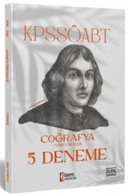 İSEM Yayıncılık 2025 KPSS ÖABT Coğrafya Öğretmenliği 5 Deneme - 1
