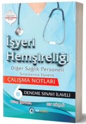 NSN Yayınevi İşyeri Hemşireliği Diğer Sağlık Personeli Sınavlarına Yönelik Çalışma Notları - 6 Deneme Sınavı İlaveli - 1