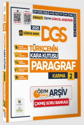 Karakutu Yayın 2025 DGS Türkçenin Kara Kutusu Karma Paragraf 2 Konu Özetli Çıkmış Soru Havuzu Bankası - 1