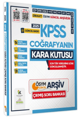 Karakutu Yayın 2025 KPSS Coğrafyanın Kara Kutusu Konu Özetli Dijital Çözümlü ÖSYM Çıkmış Soru Havuzu Bankası - 1