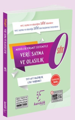 Karekök Yayıncılık Modüler Piramit Sistemiyle Veri, Sayma ve Olasılık THY AYT Hazırlık Lise Yardımcı - 1