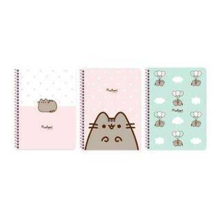 Keskin Color Pusheen 16,5x22,5 80 Yaprak Kareli Spiralli Karton Kapak Defter - 1