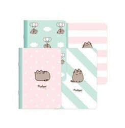 Keskin Color Pusheen 18,5x26 40 Yaprak Çizgili Stickerli Tel Dikişli Defter - 1