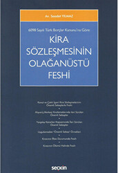 Kira Sözleşmesinin Olağanüstü Feshi - 1