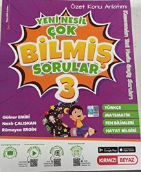 Kırmızı Beyaz Yayınları Kırmızı Beyaz 3. Sınıf Yeni Nesil Konu Özetli Çok Bilmiş Sorular Soru Bankası - 1