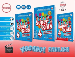 Kırmızı Beyaz Yayınları 4. Sınıf Super Kids Woo Hoo! - 1