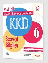 Kurmay Yayınları KKD 6. Sınıf Sosyal Bilgiler Haftalık Kazanım Kavrama Denemeleri - 1