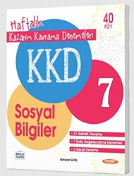 Kurmay Yayınları KKD 7. Sınıf Sosyal Bilgiler Haftalık Kazanım Kavrama Denemeleri - 1