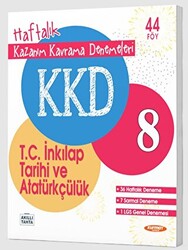 Kurmay Yayınları KKD 8. Sınıf T.C. İnkılap Tarihi Ve Atatürkçülük Haftalık Kazanım Kavrama Denemeleri - 1