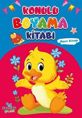 Konulu Boyama Kitabı - Mavi Kitap - 1