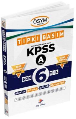 Dizgi Kitap KPSS A Son 6 Yıl Çıkmış Sorular Tıpkı Basım - 1