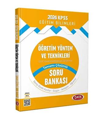 Data Yayınları 2024 KPSS Eğitim Bilimleri Öğretim Yöntem ve Teknikleri Tamamı Çözümlü Soru Bankası - 1