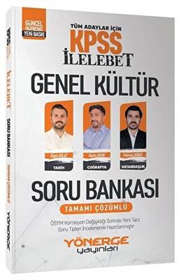 Yönerge Yayınları KPSS Genel Kültür Soru Bankası Çözümlü - 1