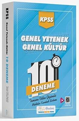 CBA Akademi KPSS Genel Yetenek Genel Kültür 10 Deneme Video Çözümlü - 1