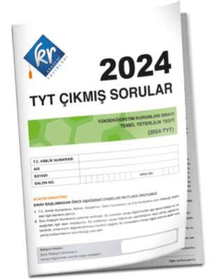 KR Akademi Yayınları 2024 TYT Çıkmış Sorular Tıpkı Basım Kitapçığı - 1