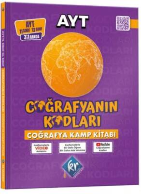 KR Akademi Yayınları AYT Coğrafyanın Kodları Coğrafya Kamp Kitabı - 1