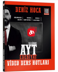 KR Akademi Yayınları Deniz Hoca 59 Günde AYT Edebiyat Video Ders Notları - 1