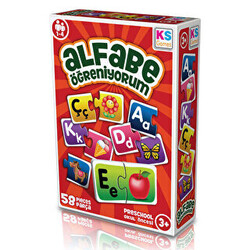 KS Games Alfabe Öğreniyorum Puzzle Eşleştirme Oyunu - 1